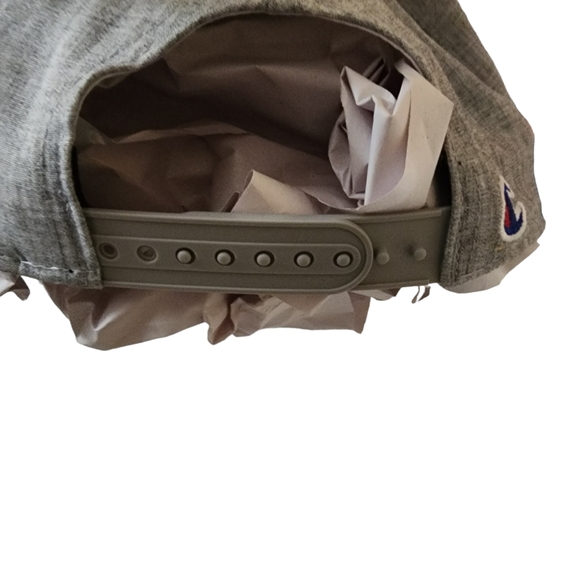 Champion Adult Teen Baseball Logo Cap Hat Classic Heather Gray College Student - Picture 2 of 3